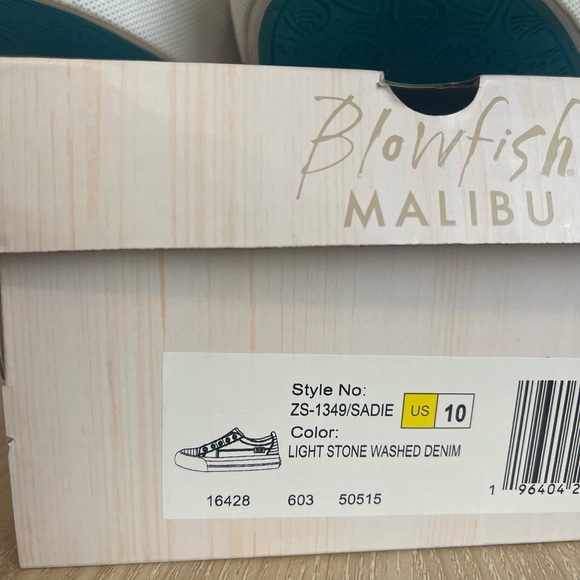 Blowfish Malibu Women’s Denim Shoe Size 10 - Picture 3 of 7